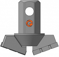 Долото шнековое лопастное ДЛЛ-135.60.Ш41 фото