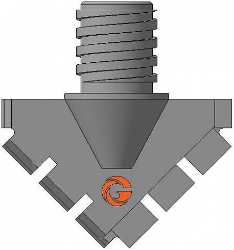 Долото шнековое лопастное ДП-76.36.Сп.28 фото