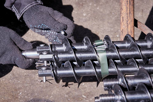 Шнек ШБ-100 L-1000 мм Ш27 фото