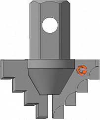 Долото шнековое лопастное Д2ЛП-151.76.Ш55 фото