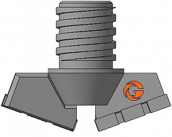 Долото шнековое лопастное ДЛЛ-76.36.Сп.19 фото