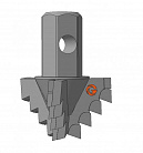 Долото шнековое лопастное Д3ЛК-76.36.Ш17